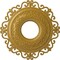 Ekena Millwork Orrington Ceiling Medallion (Canopies up to 6 1/4"), 22"OD x 6 1/4"ID x 1 3/4"P, Iridescent Gold CM22ORIGS - alternate 1